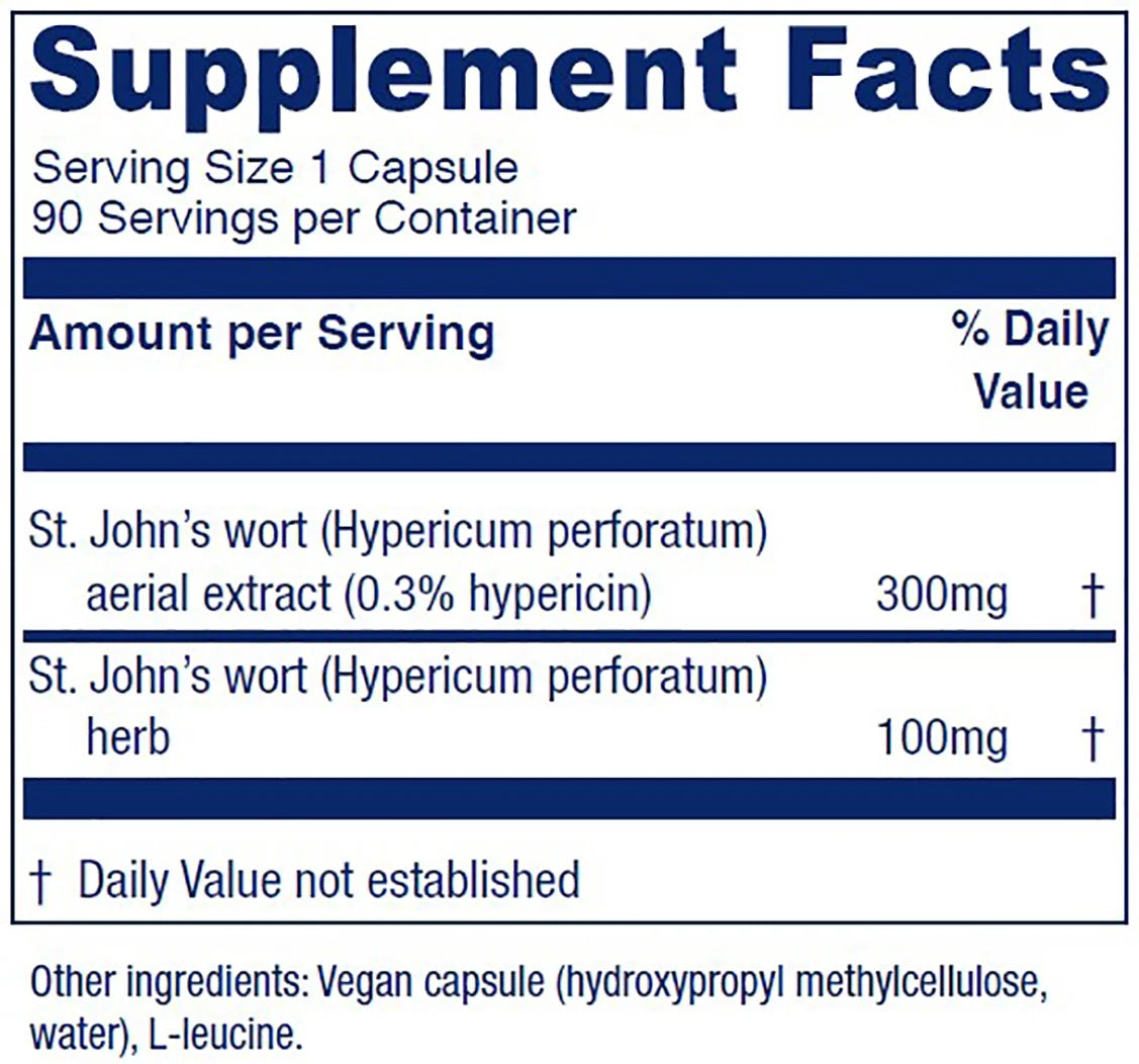 St. John's Wort Capsules 90 Count M630584
