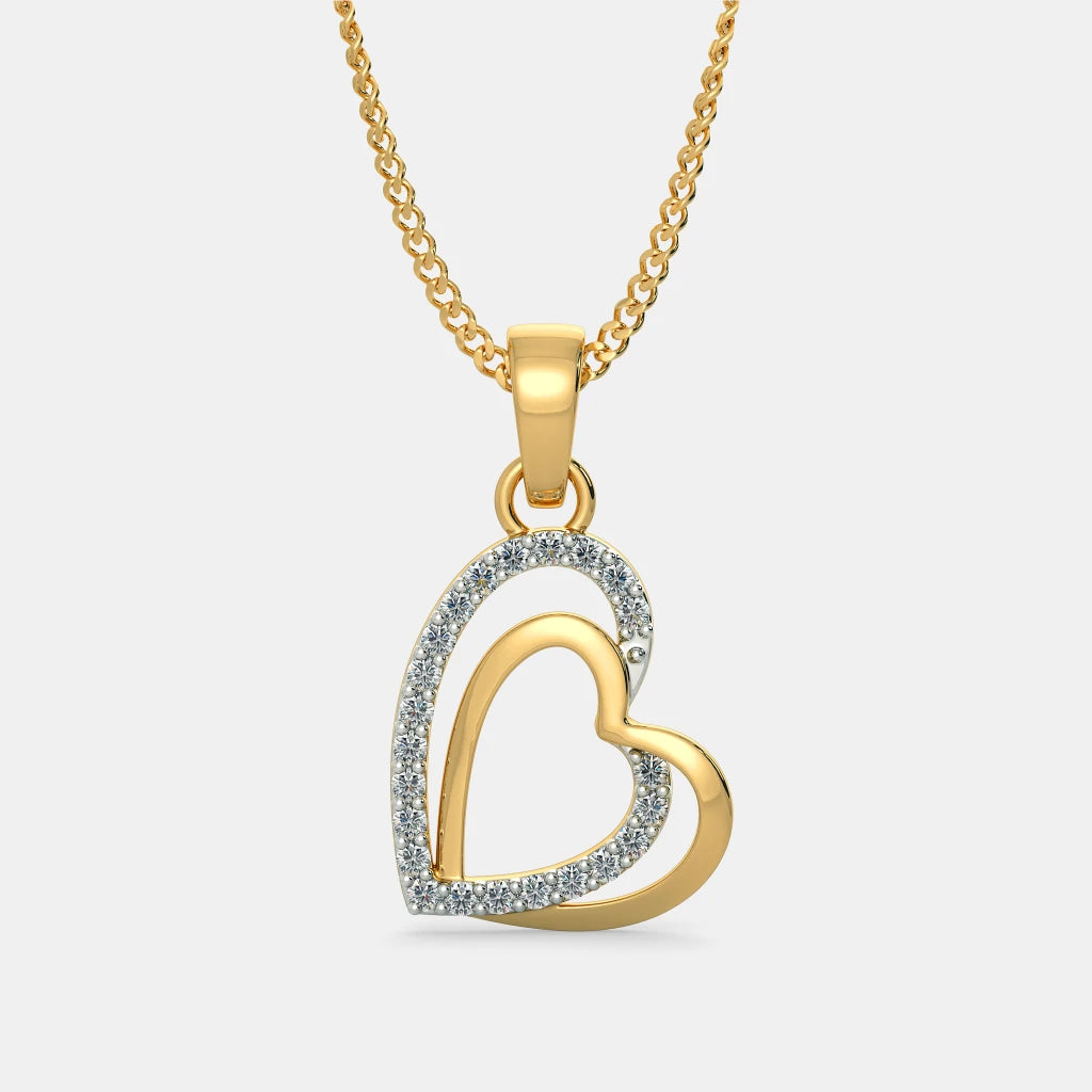 18Kt Yellow Gold Diamond Pendant M480