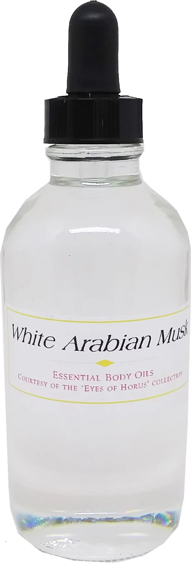 White Arabian Musk Scented Body Oil 4 oz P7942