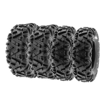 All Terrain ATV UTV Tires 27x9-14 & 27x11-14 6 PR Set of 4 Black B7019