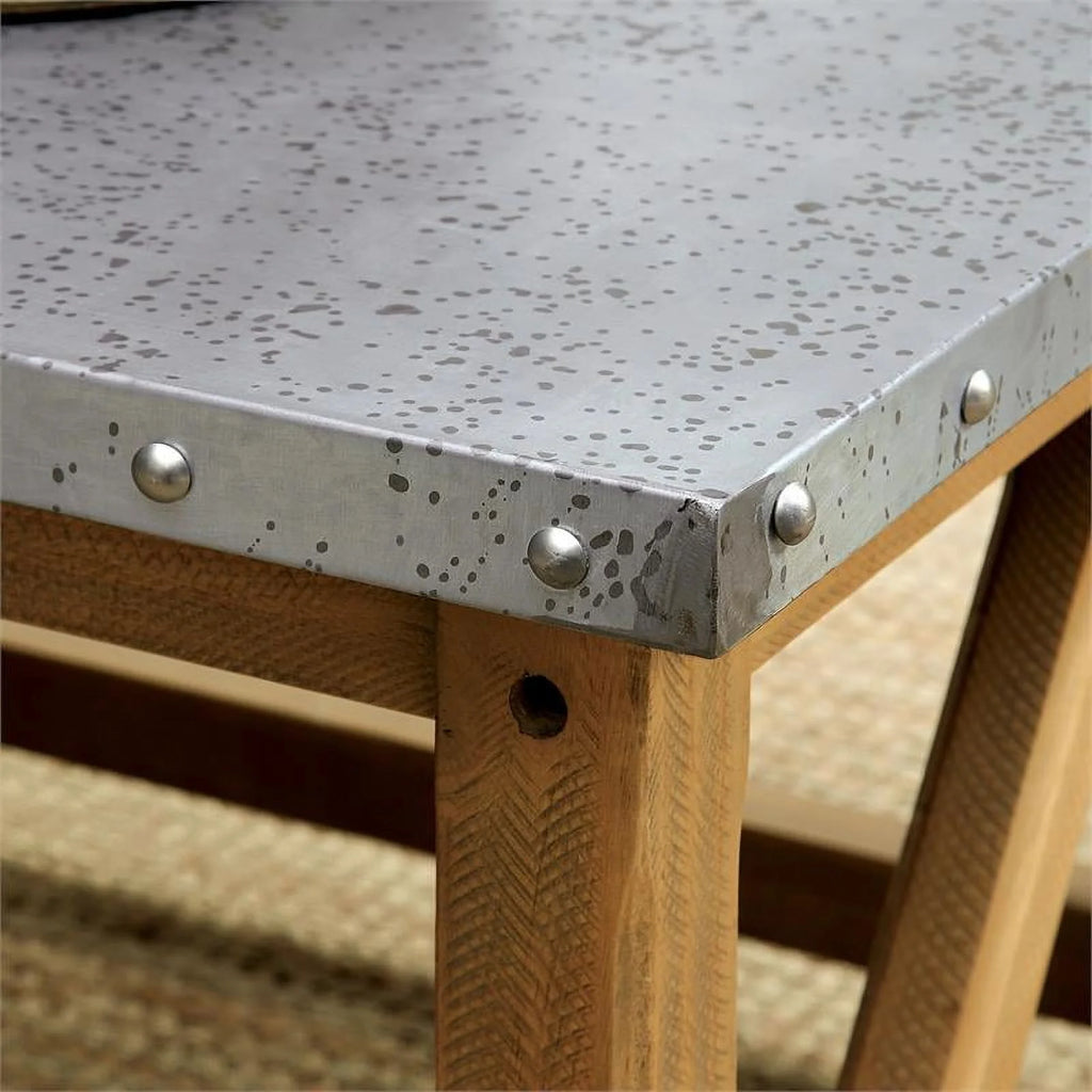 Industrial Wood Console Table P75454