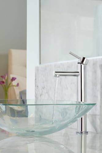 Chrome One-Handle Single Hole Vessel Sink Bathroom Faucet J370