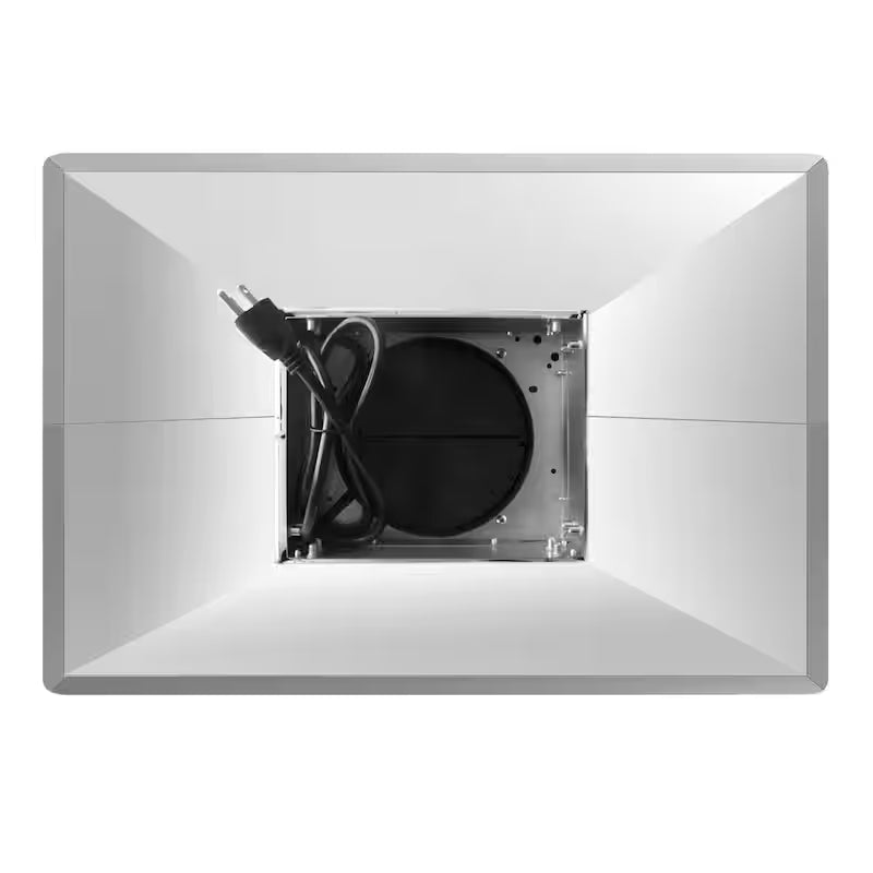 36 in. 380 CFM Ducted Island Range Hood with LED Lighting in Stainless Steel E673