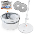 Spin Mop and Bucket Set with 360-Degree Swivel Microfiber Mop Head H714152