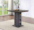 Counter Height Table Antique Walnut Gunmetal X915620