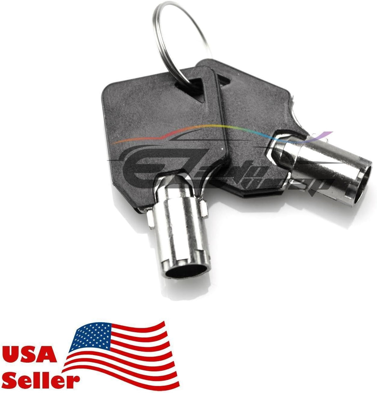 Black Carbon Fiber Hood Pins Latch Kit Pack of 2 Z5805