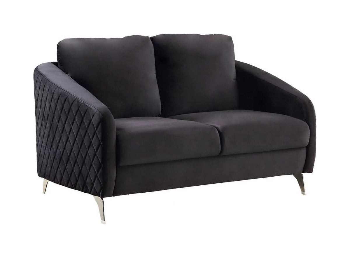 Black Velvet Loveseat K938507