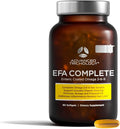 Omega 3 6 9 Flax Oil Fish Oil Borage Oil Evening Primrose Oil 800 mg 90 Capsules W38492