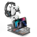Aluminum Headphone Stand with Drawer and Cable Organizer O49795