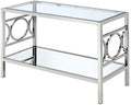 Chrome Metal Console Table F63590