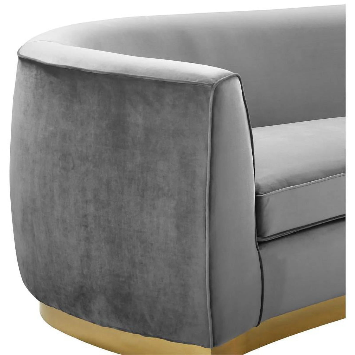 3-Piece Velvet Accent Chair Chaise and Loveseat D949