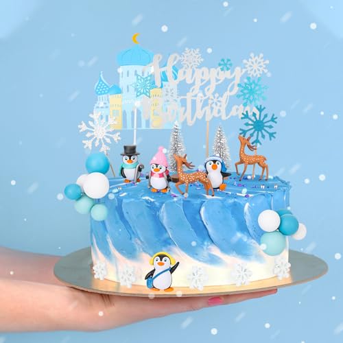 35 Piece Christmas Cake Topper Set V590810