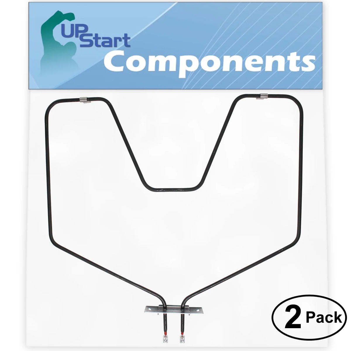 2-Pack Replacement Bake Element for General Electric Oven Heating Element Q28406
