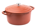 24cm Casserole with Lid Red E7034