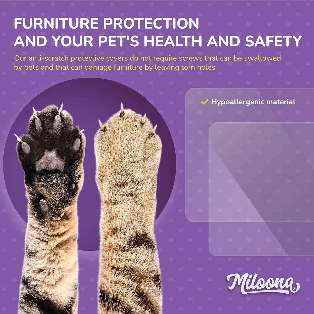 Anti Cat Scratch Furniture Protector 4 Sheets J218