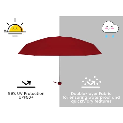 Compact Mini Umbrella with Case F348