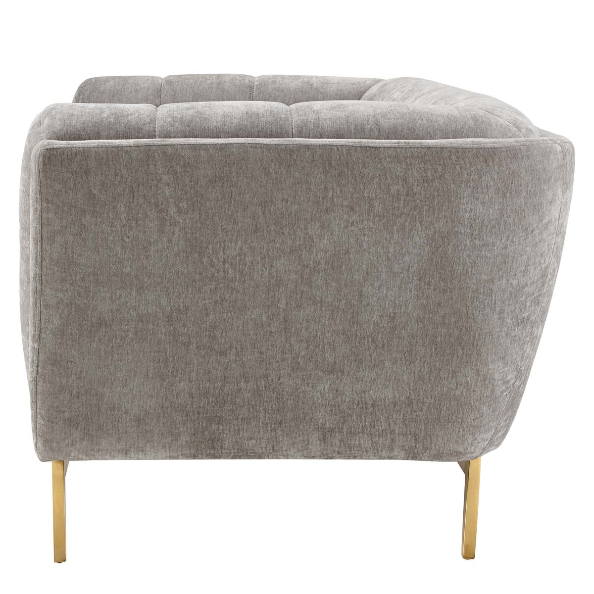 Light Grey Velvet Sofa G343402