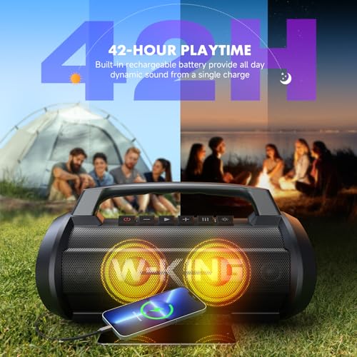 120W Portable Bluetooth Speaker IPX6 Waterproof O5966