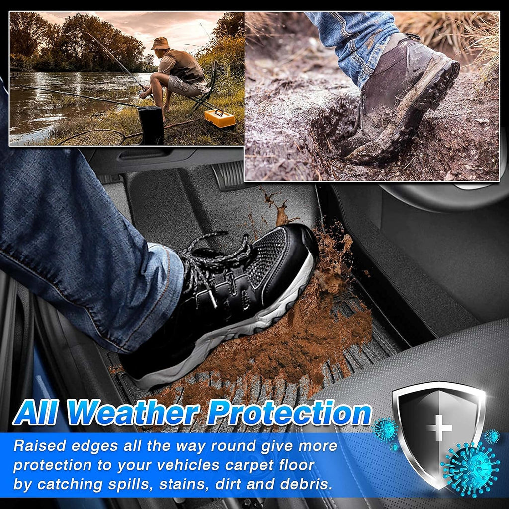 All Weather Floor Liners for Ford Ranger Super Crew TPE G167