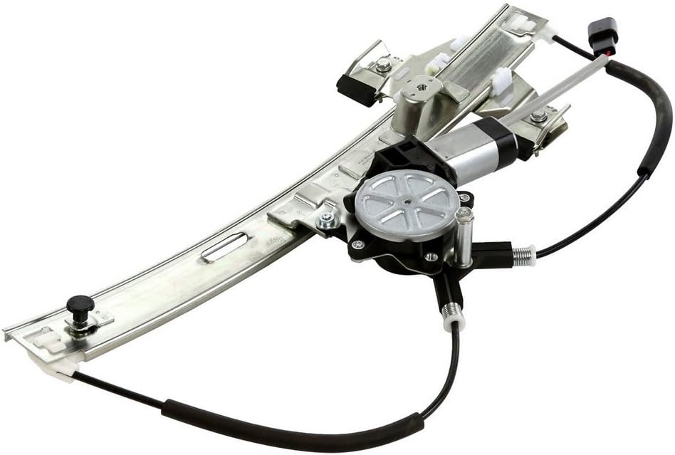 Rear Right Side Power Window Regulator with Motor Compatible with 2004-2008 Pontiac Grand Prix Sedan 4-Door Pack of 2 W673107