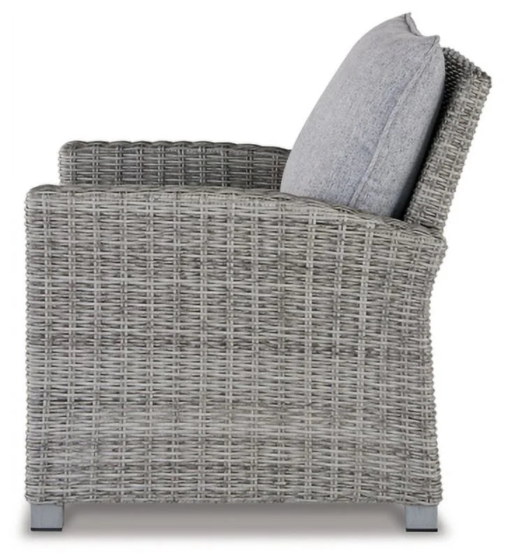 Light Gray Lounge Chair with Cushion O7970