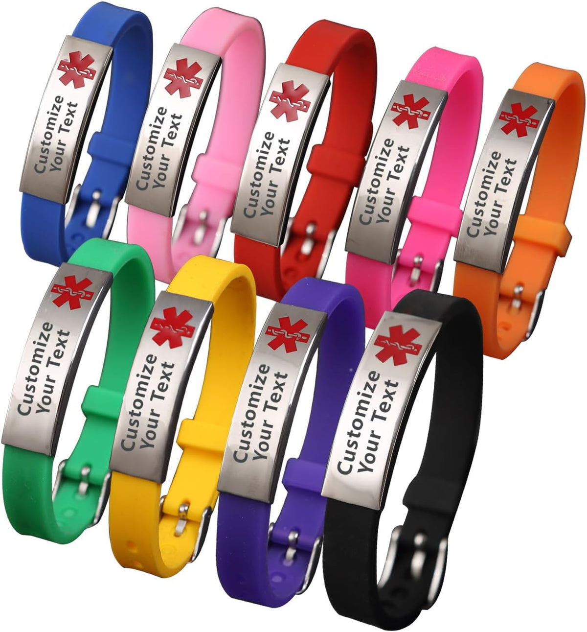 Silicone Medical Alert Wristband X580097