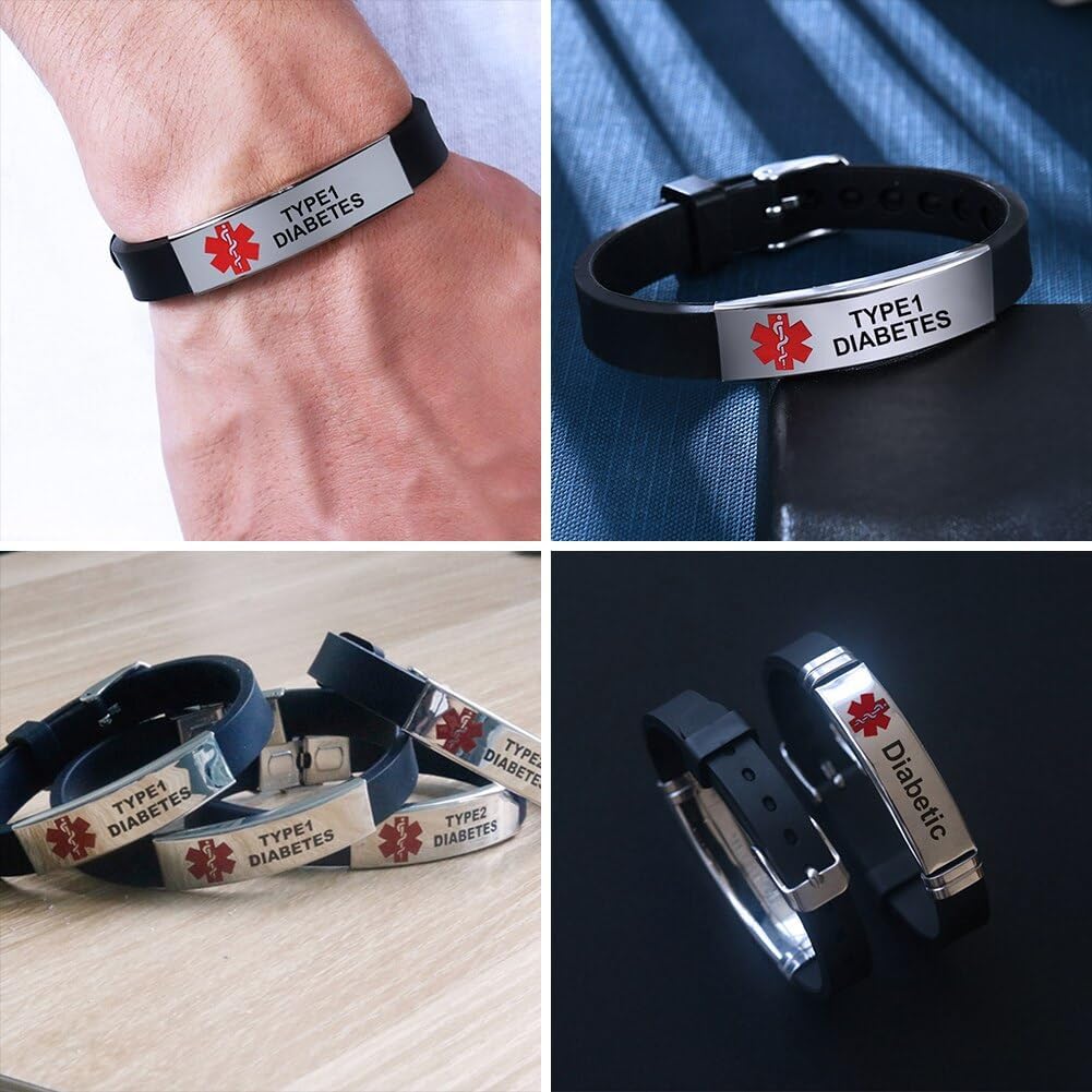 Silicone Medical Alert Wristband X580097
