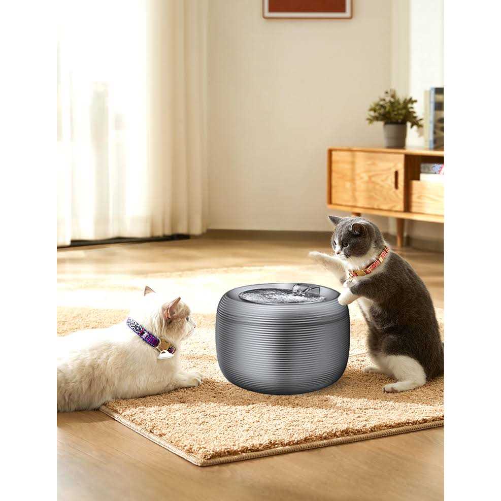 Translucent Pet Drinking Water Fountain X461335