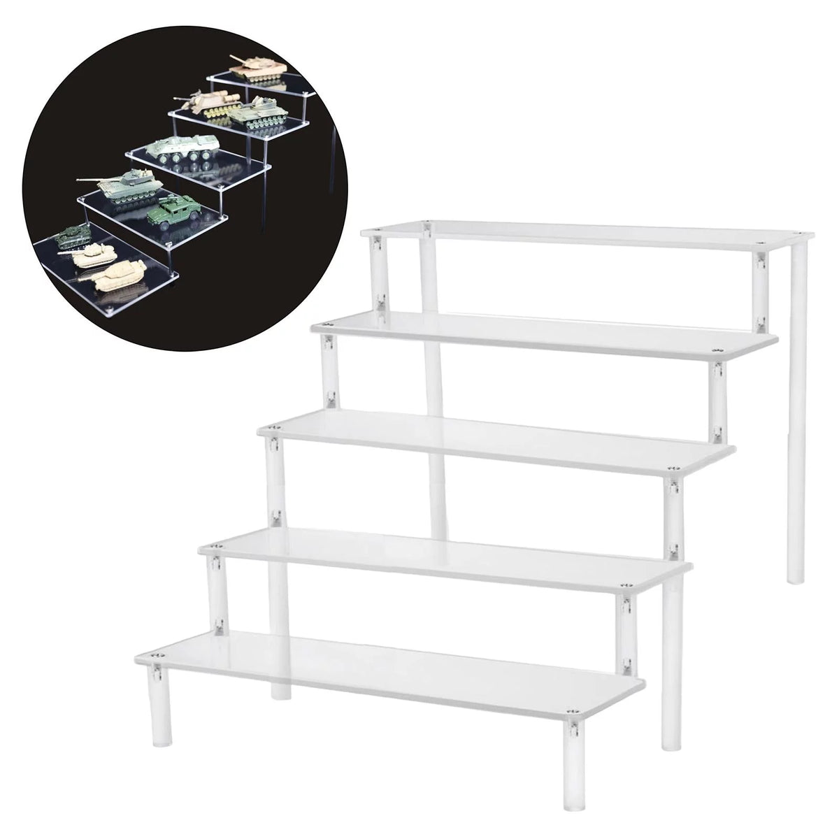 5 Tier Acrylic Display Riser Shelf H997771