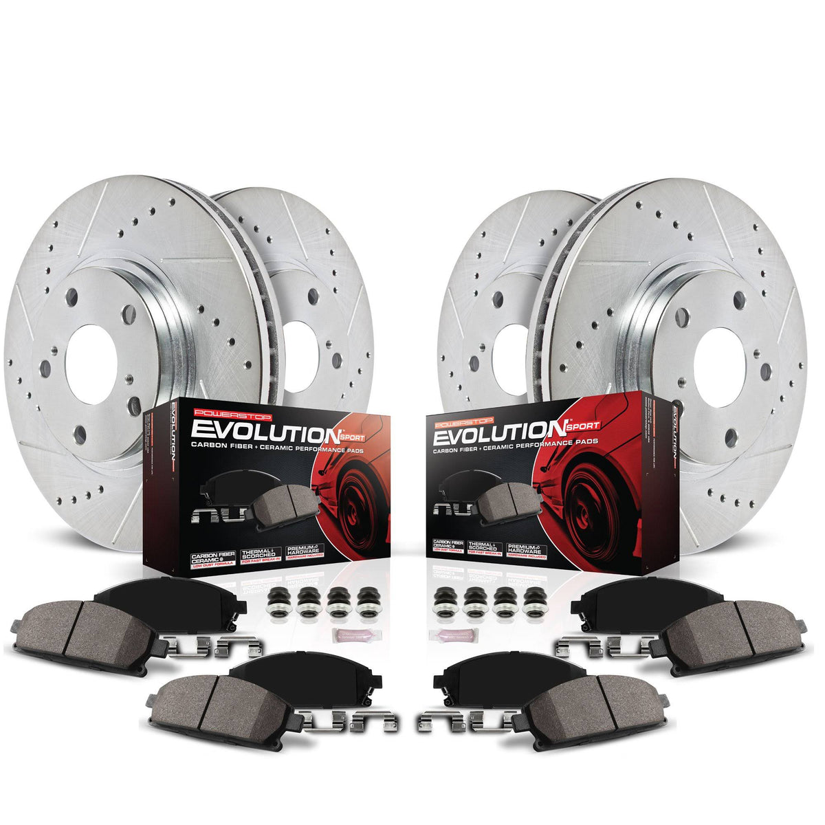 Front and Rear Z23 Evolution Sport Brake Kit L223730