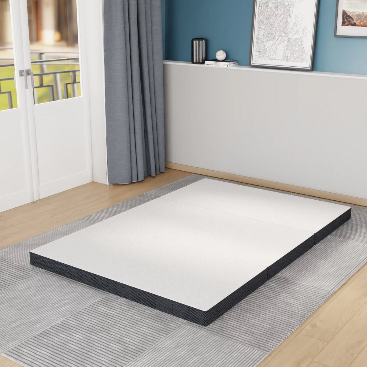 3 Inch Foldable Queen Mattress with Washable Cover O25227