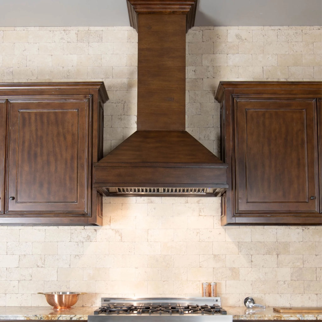Wooden Wall Mount Range Hood T279396