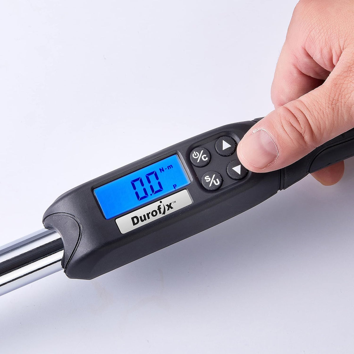 1/2” Digital Torque Wrench with Buzzer and LED Flash Notification Q384