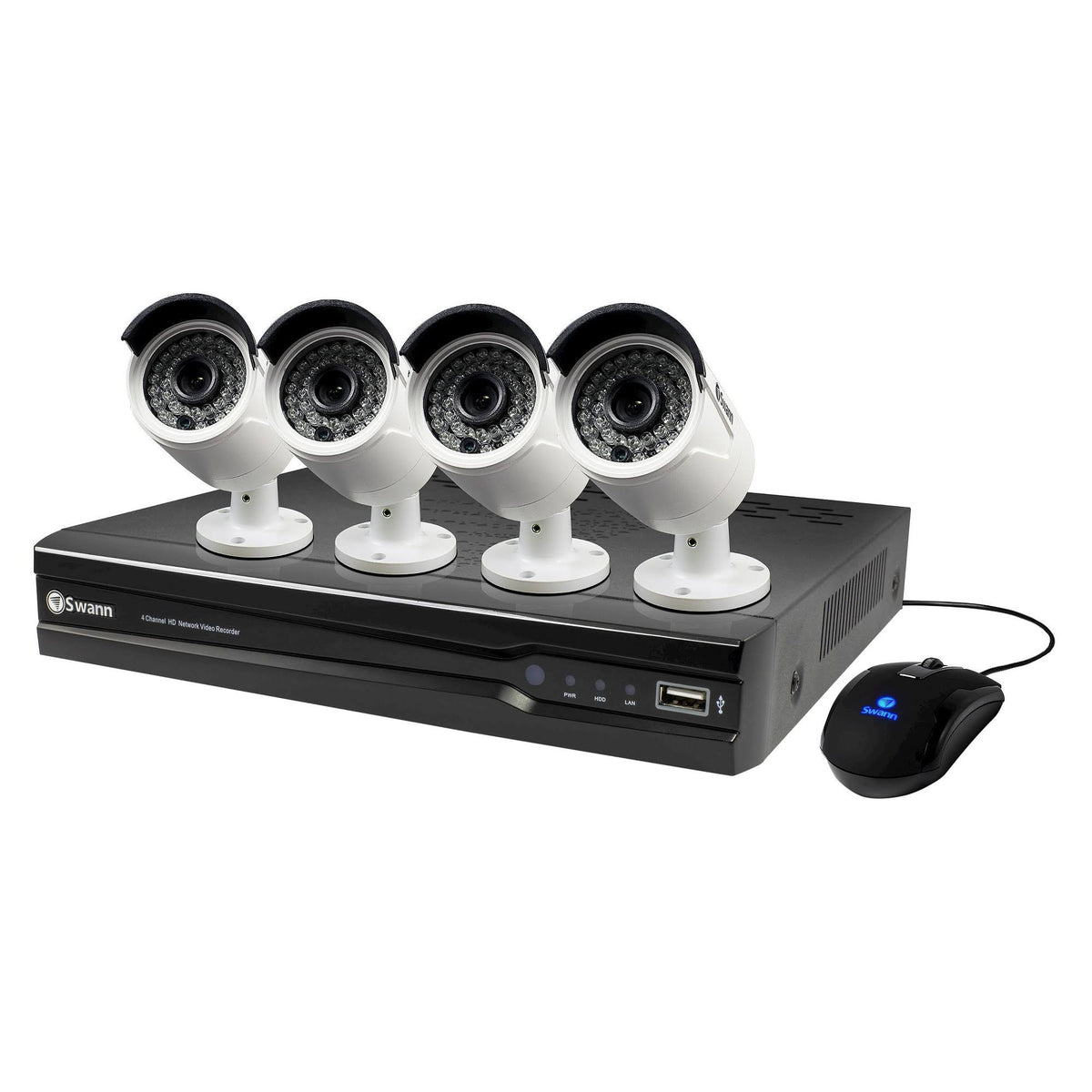 8-Channel 1080p NVR with 4 Cameras P8529