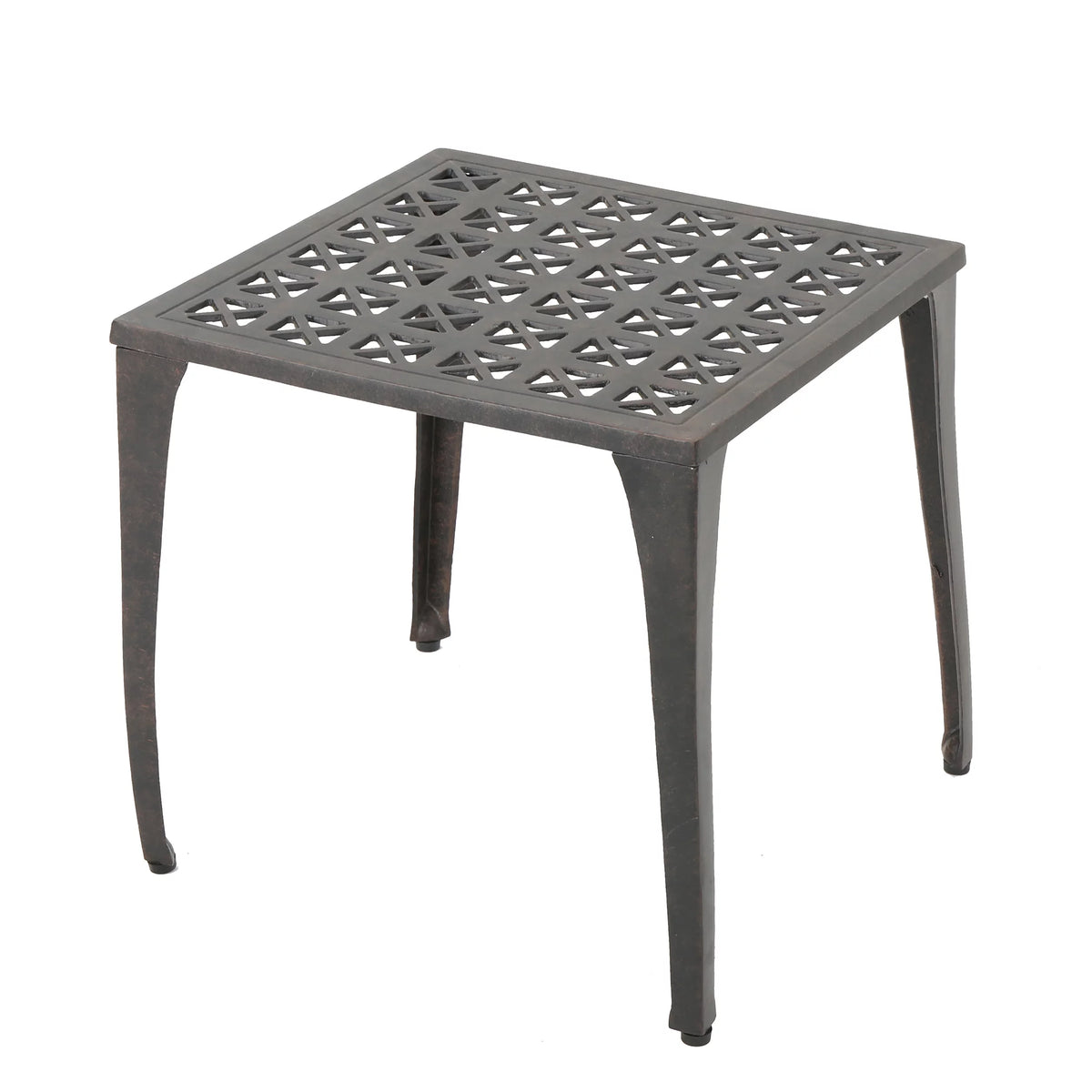 18 Cast Aluminum Side Table Q9600