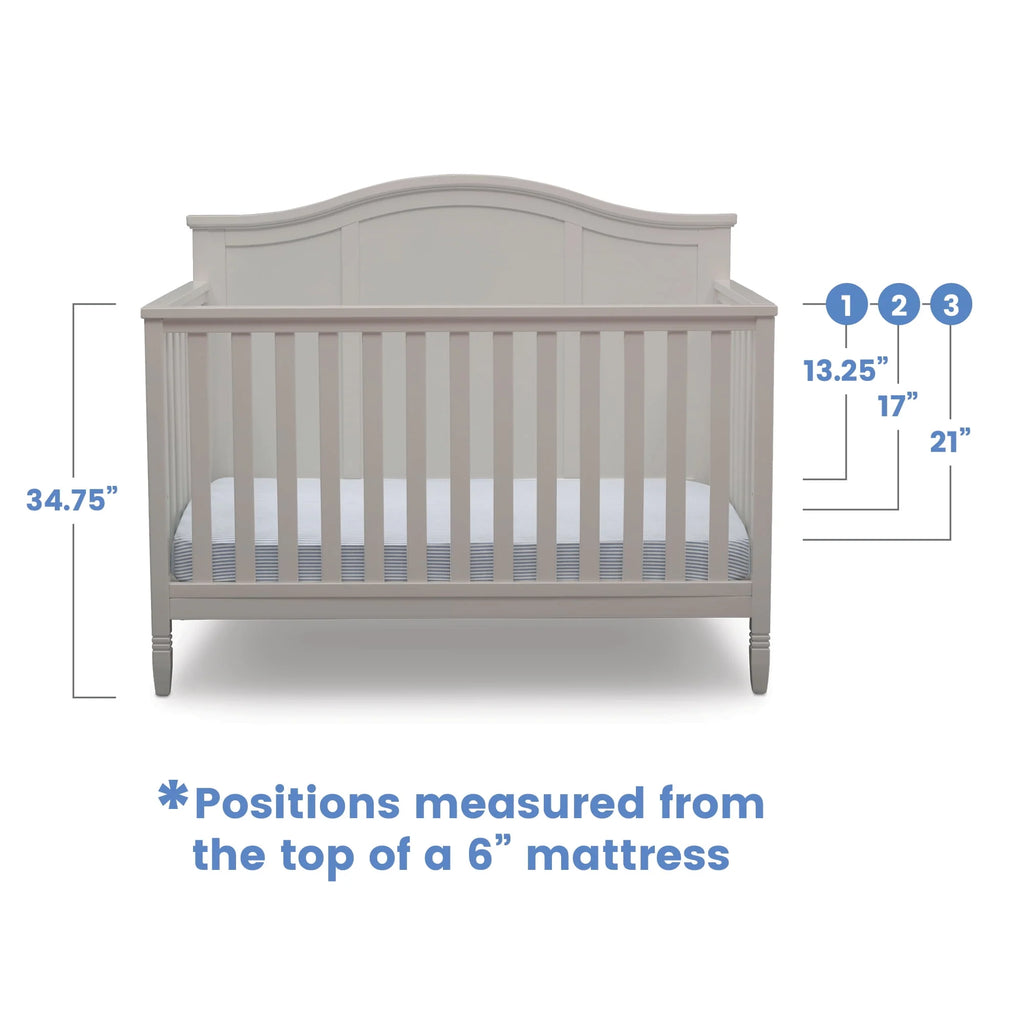 Black 5-in-1 Convertible Baby Crib Z83083