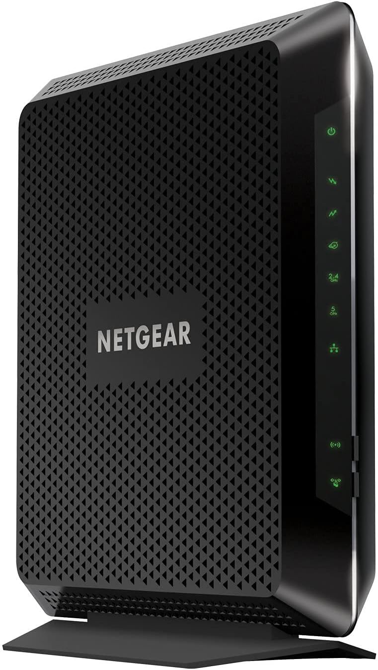 Black Cable Modem WiFi Router Combo X56831