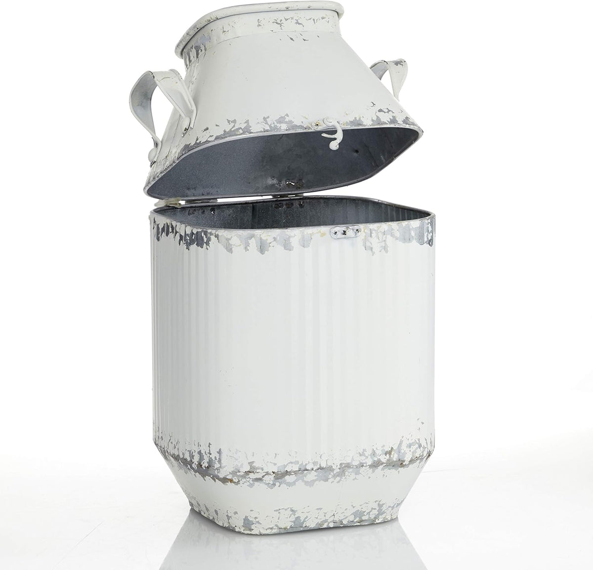 White Decorative Milk Can A713121