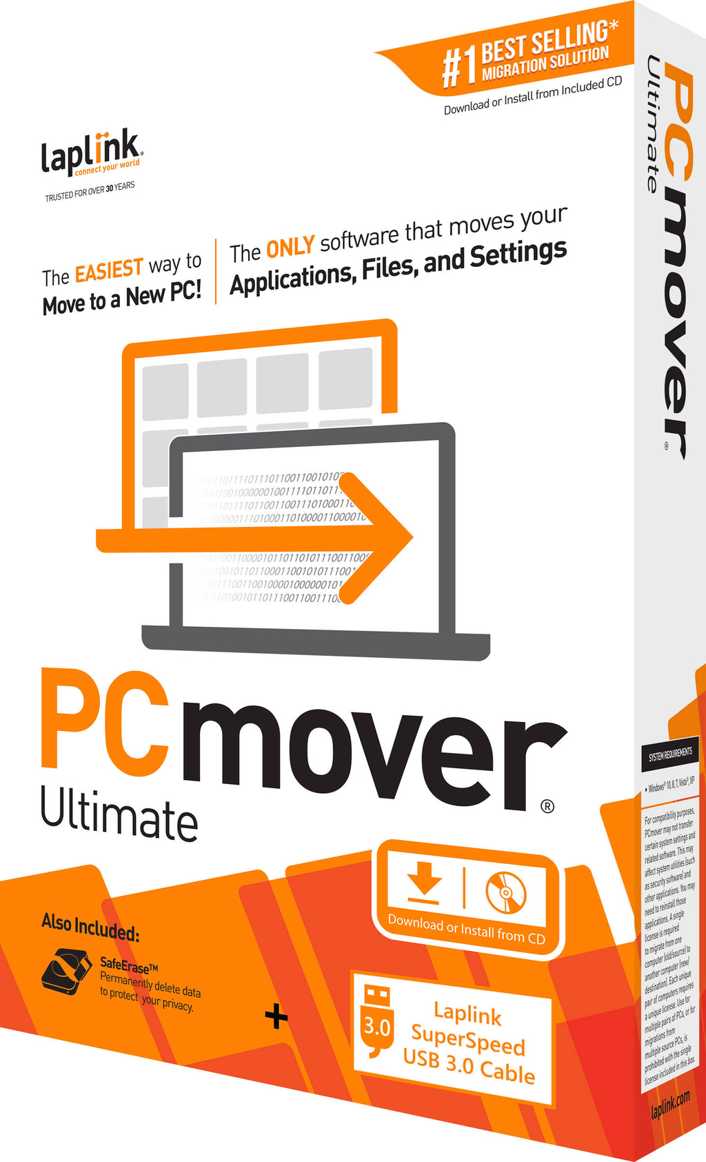 PCmover v.11.0 Ultimate with USB 3.0 Cable P6516