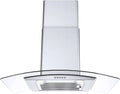 30 inch Convertible Wall Mount Range Hood with Tempered Glass R309