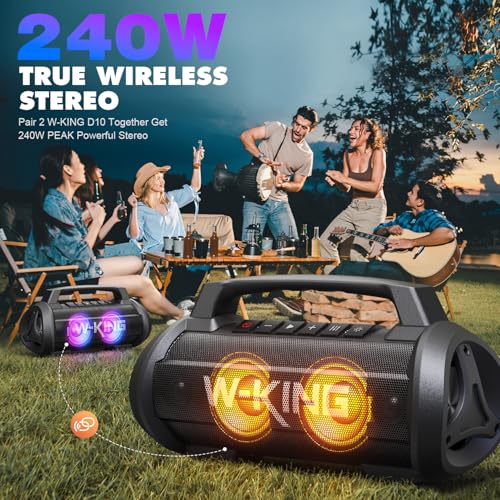120W Portable Bluetooth Speaker IPX6 Waterproof O5966