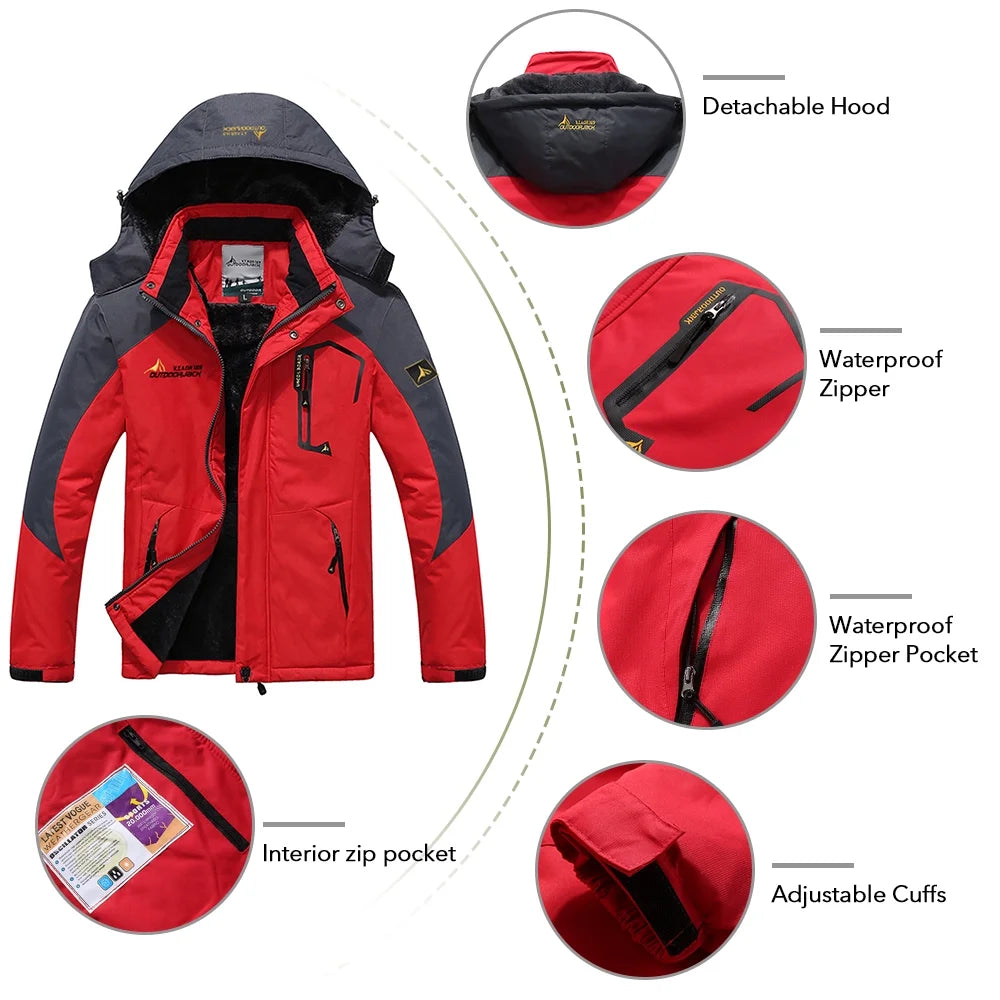 Waterproof Shell Ski Jacket W858