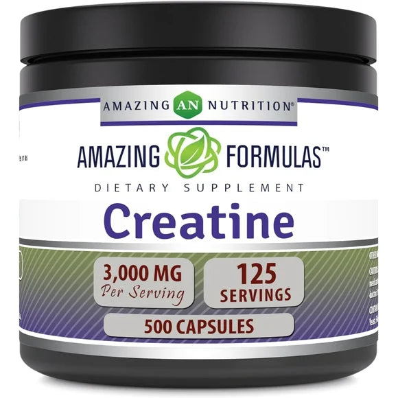 Creatine 3000Mg 500 Capsules Supplement I891