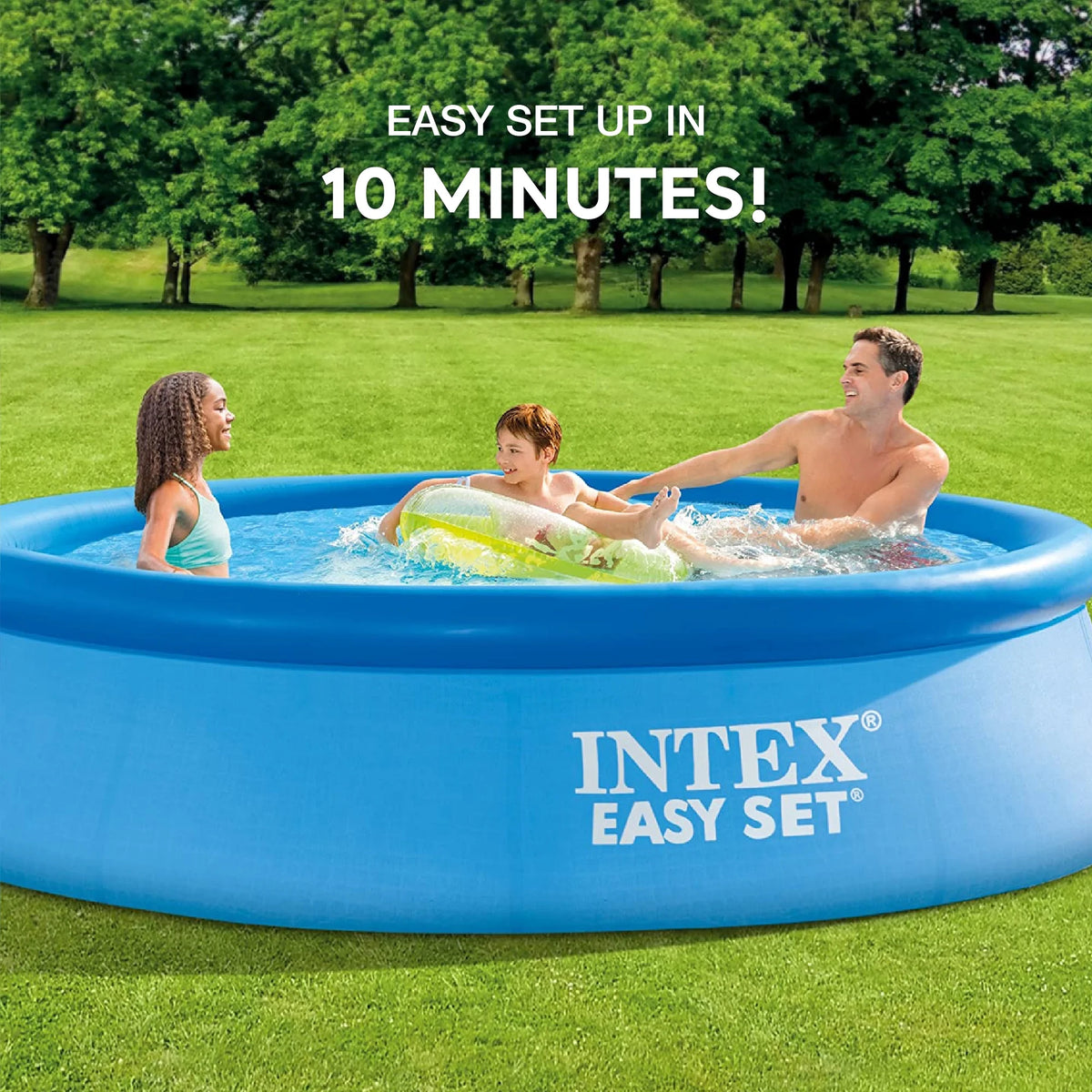 12ft x 30in Inflatable Swimming Pool with Filter Pump T706