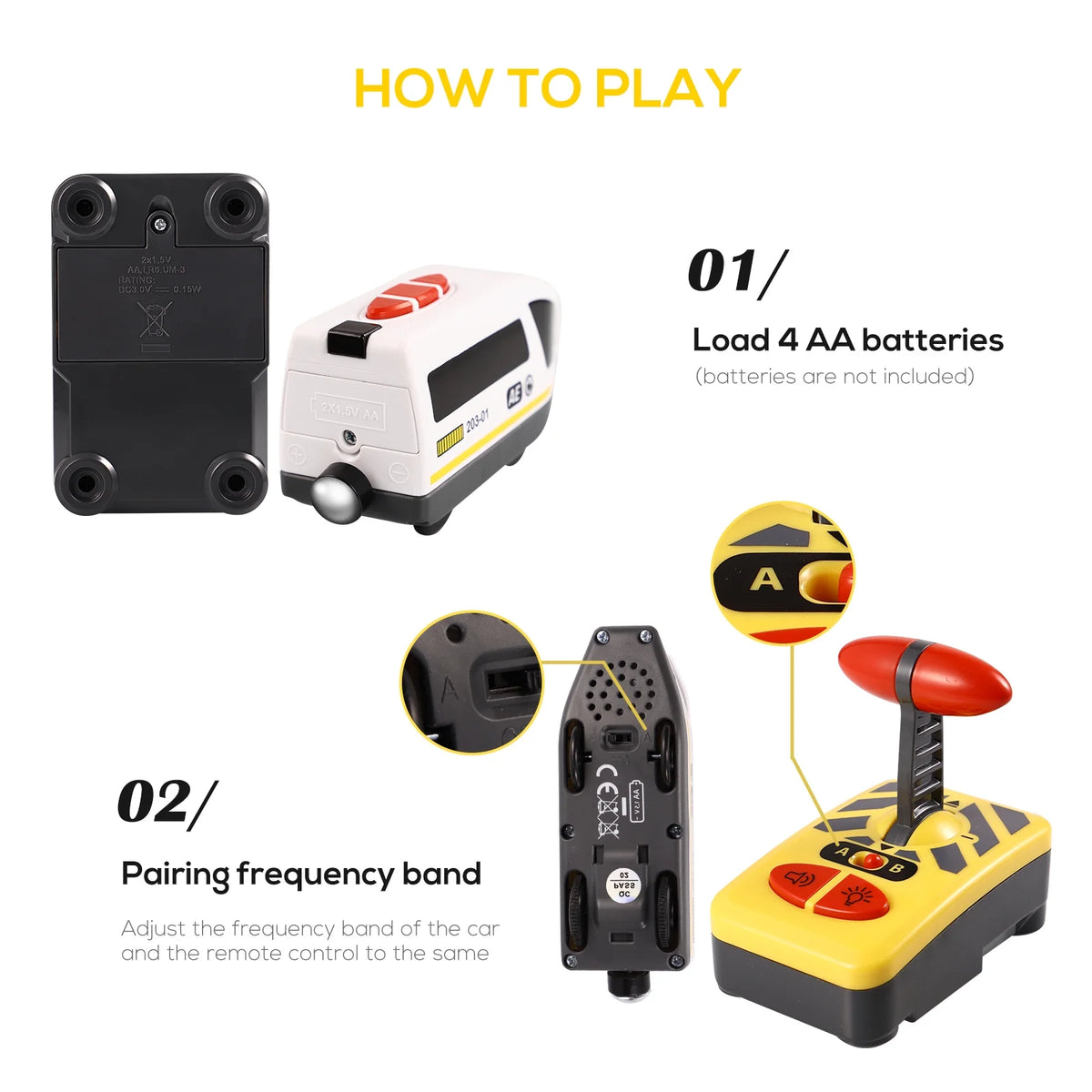 Electric Train Toy RC Train Model Educational Toy for Kids Children I410014