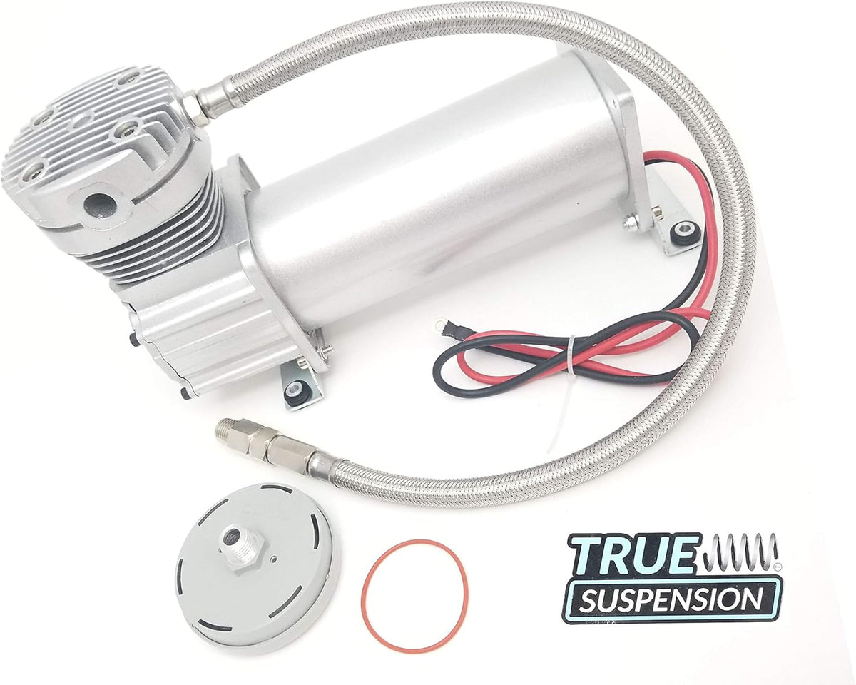Compatible with Chevrolet Silverado GMC Sierra 2500 3500 HD 01-10 Pickup Complete Rear Air Ride Suspension Kit H9398