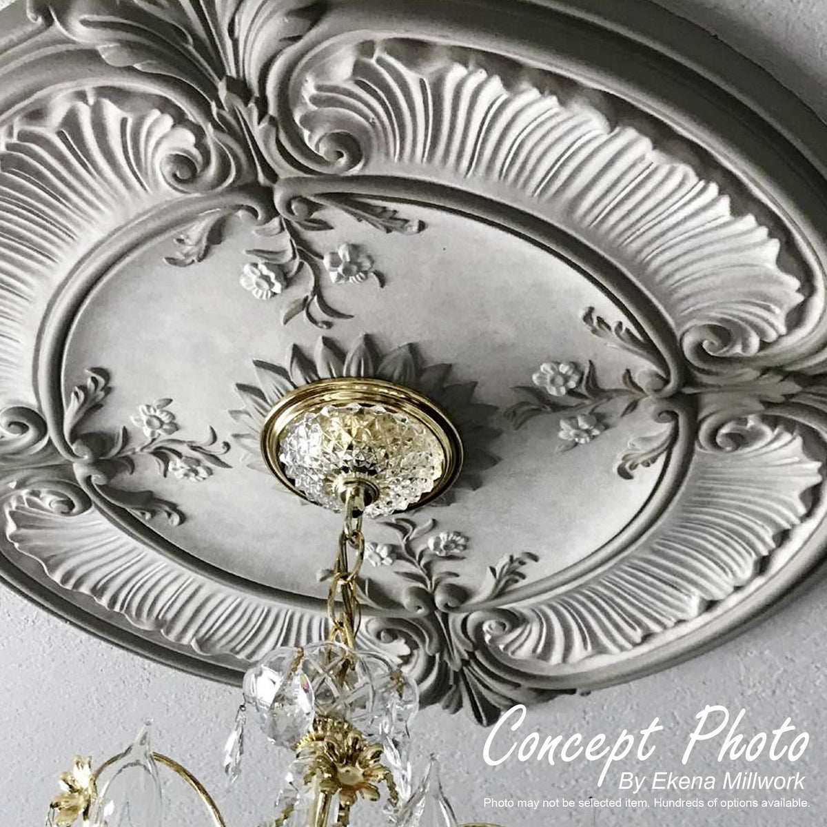 Bronze Blue Patina Ceiling Medallion S58340