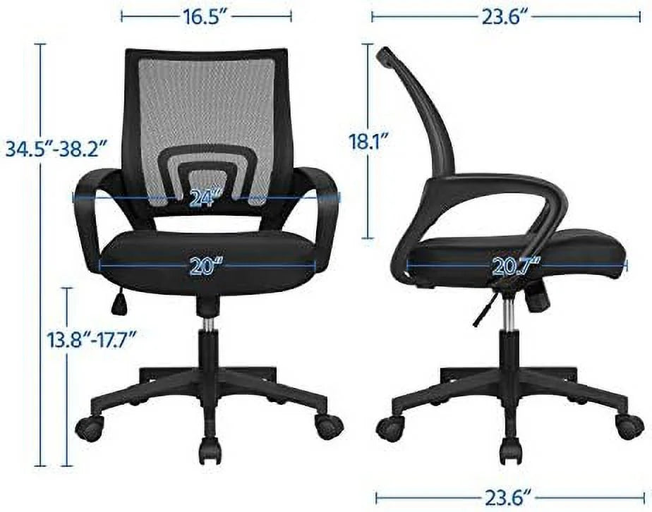 44 Inch Computer Desk & Chair Set with Drawer O173575