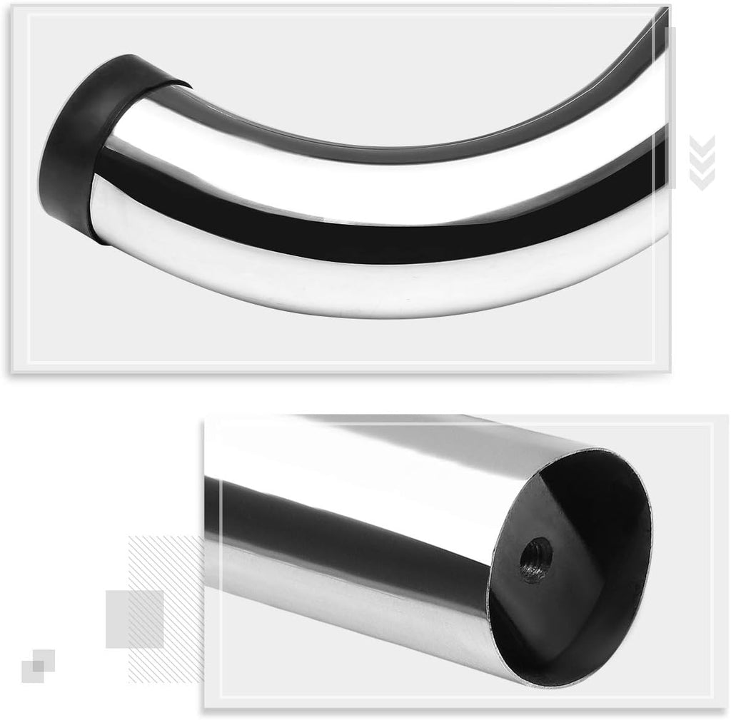 3 Inch Chrome Stainless Round Nerf Step Bars Side Steps K24330