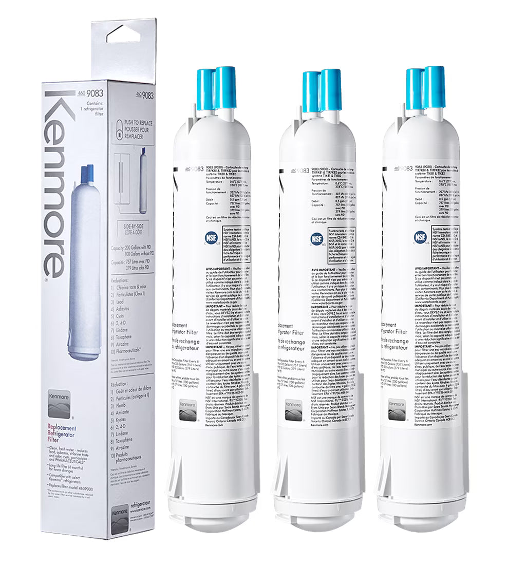 3 Pack Refrigerator Water Filter F537